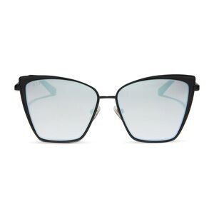 Becky Black Flash Grey Gradient Sunglasses